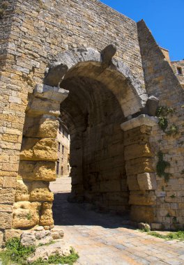 Porta tüm ' Arco, şehrin ağ geçitleri, Volterra en ünlü Etrüsk mimari anıt olduğunu