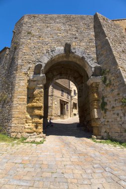 Porta tüm ' Arco, şehrin ağ geçitleri, Volterra en ünlü Etrüsk mimari anıt olduğunu