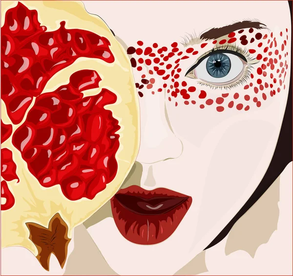 fotoğraf çekimi kız ve nar