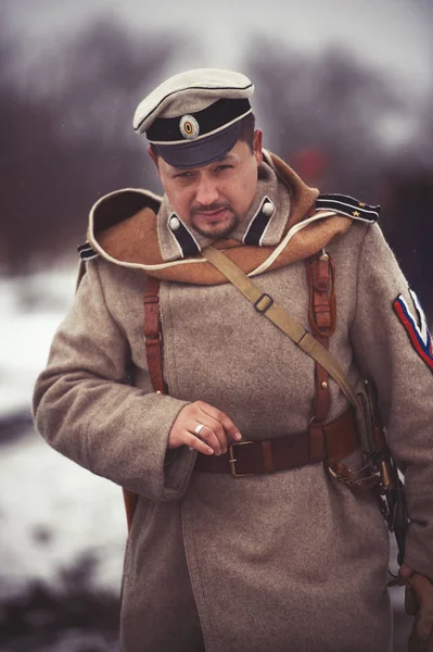 Dönem Kasım ayında Güney Rusya'nın iç savaş reenactment 1918-1920