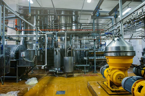 Russian dairy plant — Stock Photo, Image