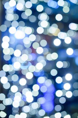 mavi ışık bokeh arka plan