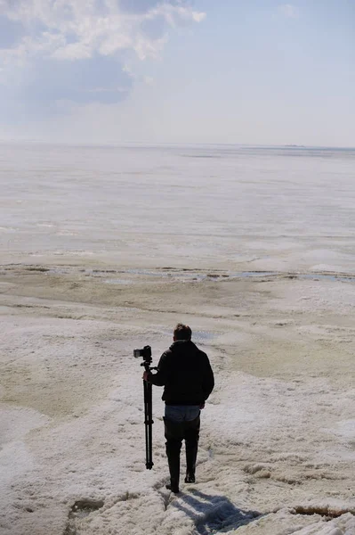 Problémy životního prostředí, lidé stráví Střelba — Stock fotografie