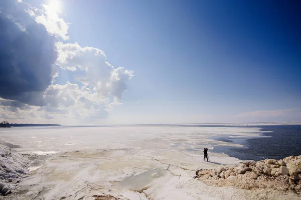 Problémy životního prostředí, lidé stráví Střelba — Stock fotografie