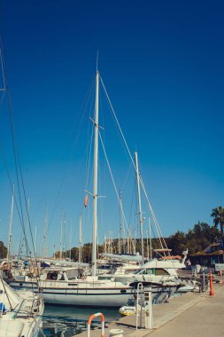 İskele yat deniz ile