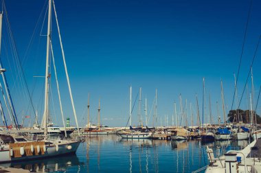 İskele yat deniz ile