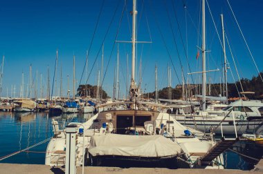 İskele yat deniz ile