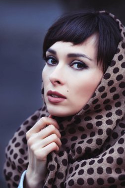  retro tarzı narin portre