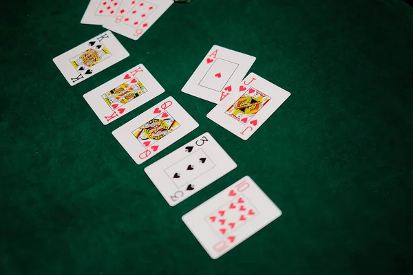 Cartões de jogo de poker — Fotografia de Stock