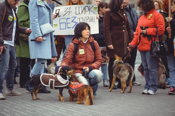 Campagne pour la protection des animaux — Photo