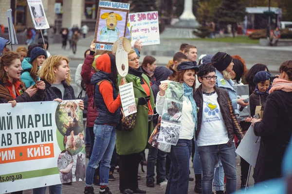 Kampagne für den Tierschutz — Stockfoto