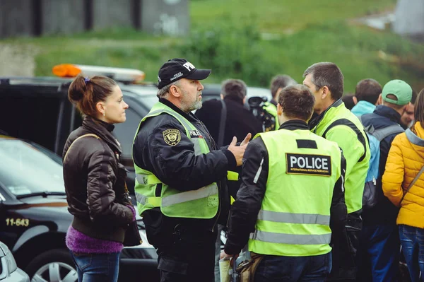 El día de la seguridad vial — Foto de Stock