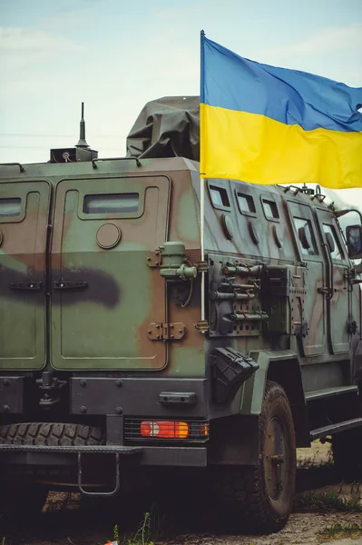 Armored car of the Ukrainian army