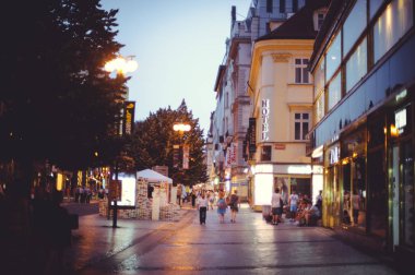 turistik yerler, tarihi Prag sokaklarında