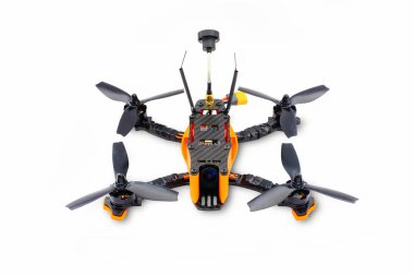 karbon siyah, uçağı hazır uçuş, şık ve modern hobi izole dronlar FPV quadrocopter yarış yapılmış