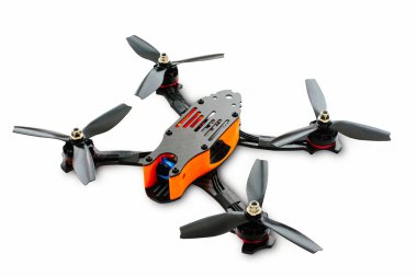 karbon siyah, uçağı hazır uçuş, şık ve modern hobi izole dronlar FPV quadrocopter yarış yapılmış