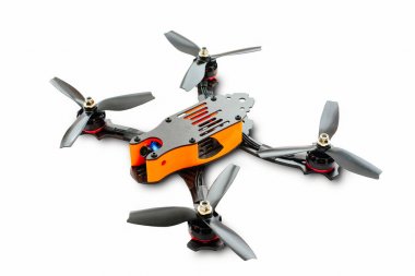 karbon siyah, uçağı hazır uçuş, şık ve modern hobi izole dronlar FPV quadrocopter yarış yapılmış