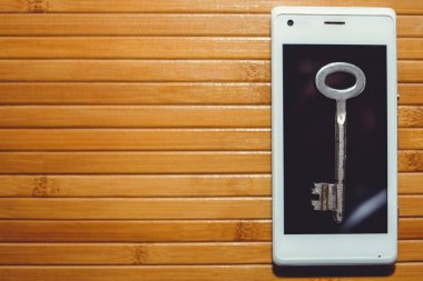 engelleme ve telgraf yasaklayan, şifreleme anahtarları yanındaki telefon bulunmaktadır