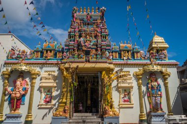 Hindu tapınağı Little India, George town, Penang, Malezya