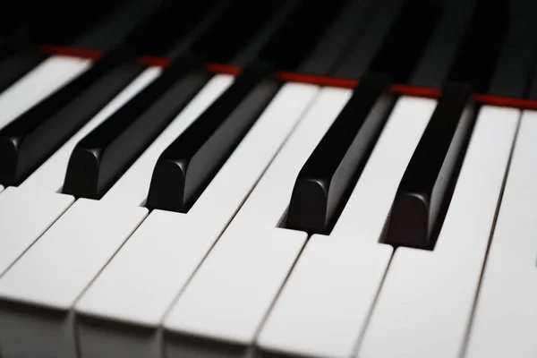 Piano Keys Black Classical Grand Piano Play Royalty Free Stock Images