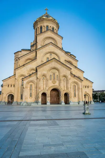 Tbilisi Georgia Ottobre 2019 Cattedrale Della Santissima Trinità Tbilisi Comunemente — Foto Stock