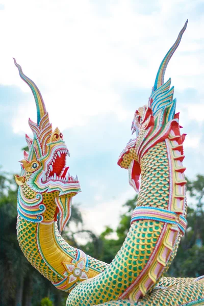 mimari Kral Kobra sanat Tayland güzel iki sarılmak inanılmaz