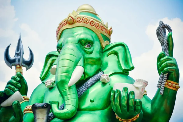 Tempel thailand green ganesha hindu indien indisch schön — Stockfoto