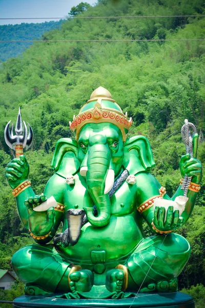 Tapınak Tayland yeşil ganesha hindu Hindistan Hint güzel