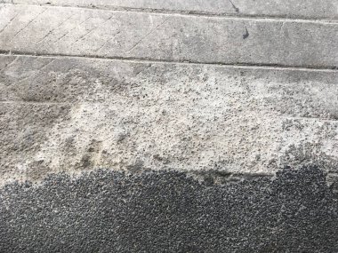 asfalt beton sokak yürüyüş ile birleştirerek