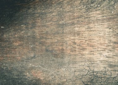 Kazı-kazan kir doku ile parlak ahşap plaka