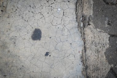 Çimento zemin yüzey doku ve arka plan için kırık