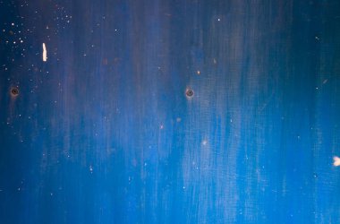 Rustik ahşap duvar doku arka plan için mavi boyalı.