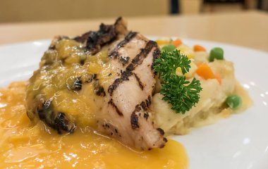 Portakal soslu tavuk Barbekü Izgara