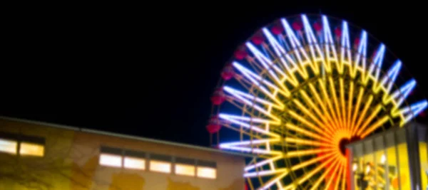 The Light of Kobe Harbor blurred for background — Stock Photo, Image