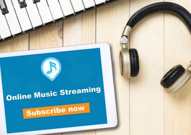 Tablo başvurusunda abone Online müzik dinlemek