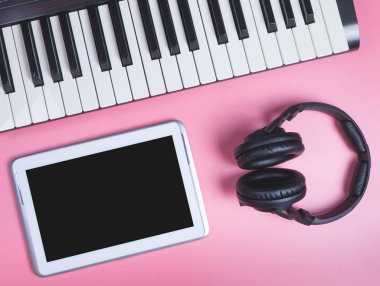 Muscian uygulama programı için boş tablet ekran