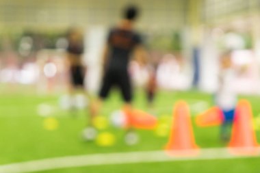 Spor eğitim oturumu için arka plan bulanık