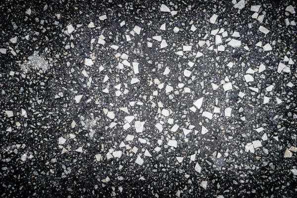 Repedt a cement darabokat aszfalt padló textúra — Stock Fotó