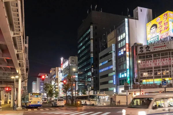 Kawazaki Japonsko Září 2019 Dojíždějící Cestují Rušnou Ulicí Kawazaki — Stock fotografie