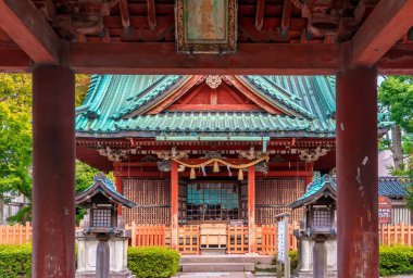 Kanazawa, Japan - 29 Sep 2019 : Tourists are traveling into the Ozaki shrine in Kanazawa.