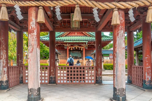 Kanazawa Japan Sep 2019 Tourists Traveling Ozaki Shrine Kanazawa — Stok fotoğraf