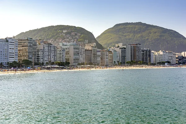 Άποψη της παραλίας Copacabana — Φωτογραφία Αρχείου