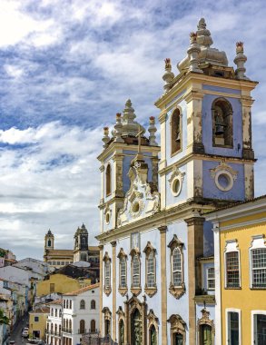 Kilise cephe Pelourinho, Salvador içinde