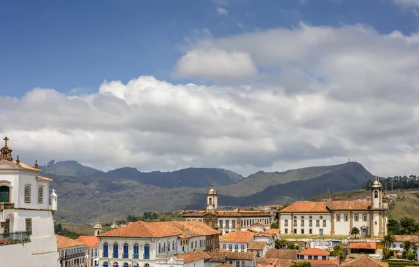 Vista do centro da cidade de Ouro Preto — Fotografia de Stock