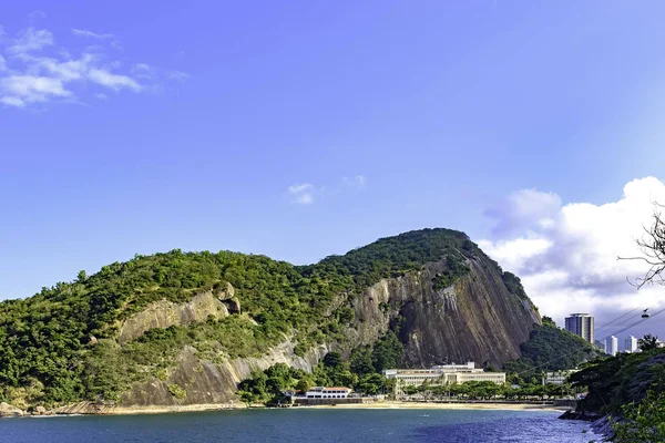 Praia Vermelha, відправною точкою Цукрова Голова Хілл канатна дорога — стокове фото