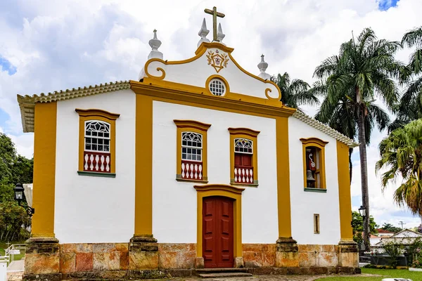 Fachada Una Antigua Iglesia Construida Siglo Xviii Estilo Barroco Famosa —  Fotos de Stock