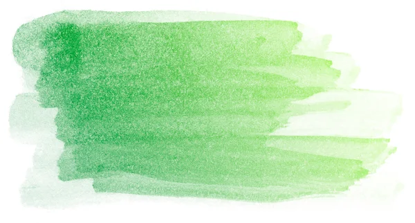 Абстрактний зелений акварельний фон . — стокове фото