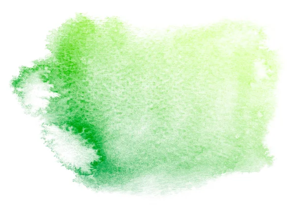 Abstract groen aquarel achtergrond. — Stockfoto