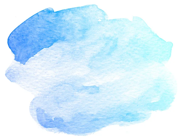 Abstrait bleu aquarelle fond. — Photo