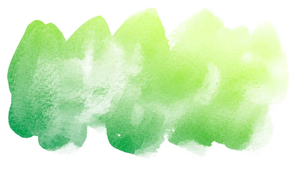 Αφηρημένο πράσινο φόντο ακουαρέλα. — Φωτογραφία Αρχείου